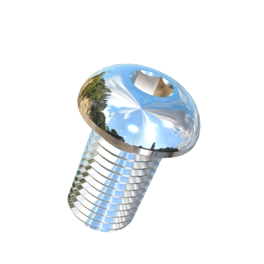 Titanium 1-8 X 1-3/4 UNC Button Head Socket Drive Allied Titanium Machine Screw